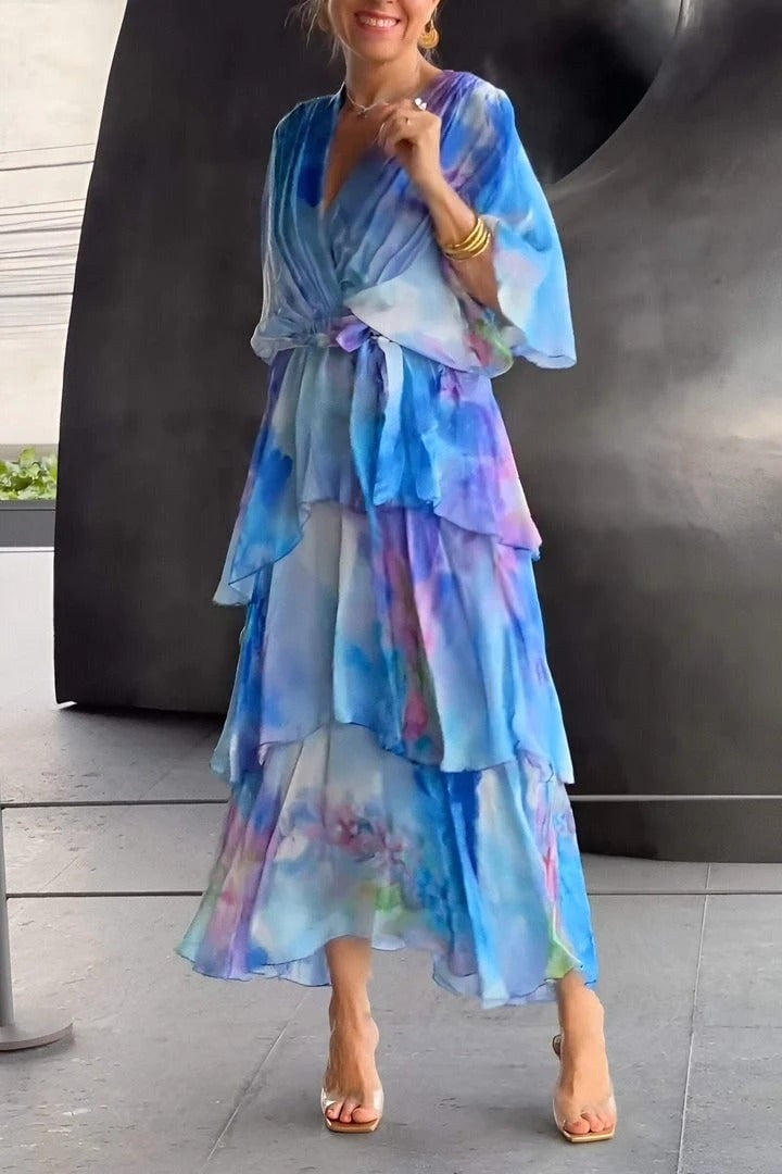 Sienna | Women's Bohemian Print Maxi Dress - image 7