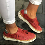 Sienna | Women's Orthopedic Comfort Slippers - Red