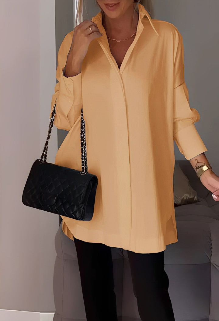Sloane | Women's Long Sleeve Collared Shirt - image 1