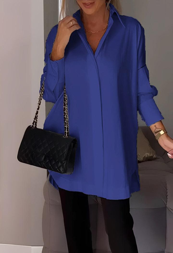Sloane | Women's Long Sleeve Collared Shirt - image 6