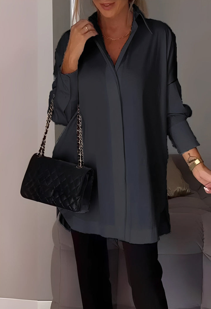 Sloane | Women's Long Sleeve Collared Shirt - image 8