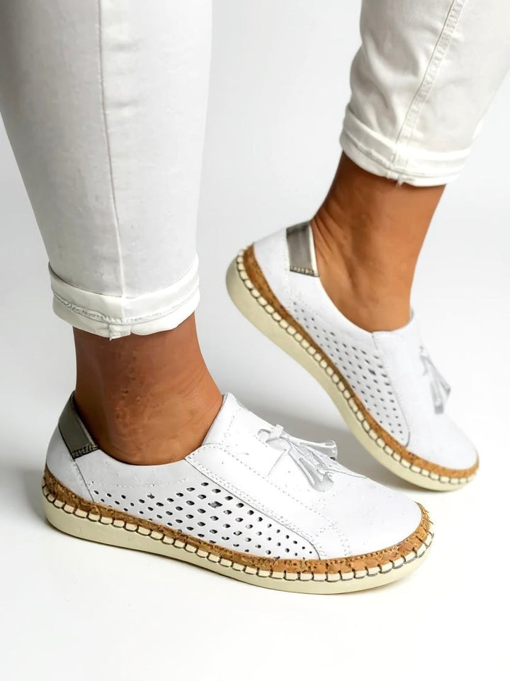 Solea | Women's Tassel Slip-On Shoes - Blue