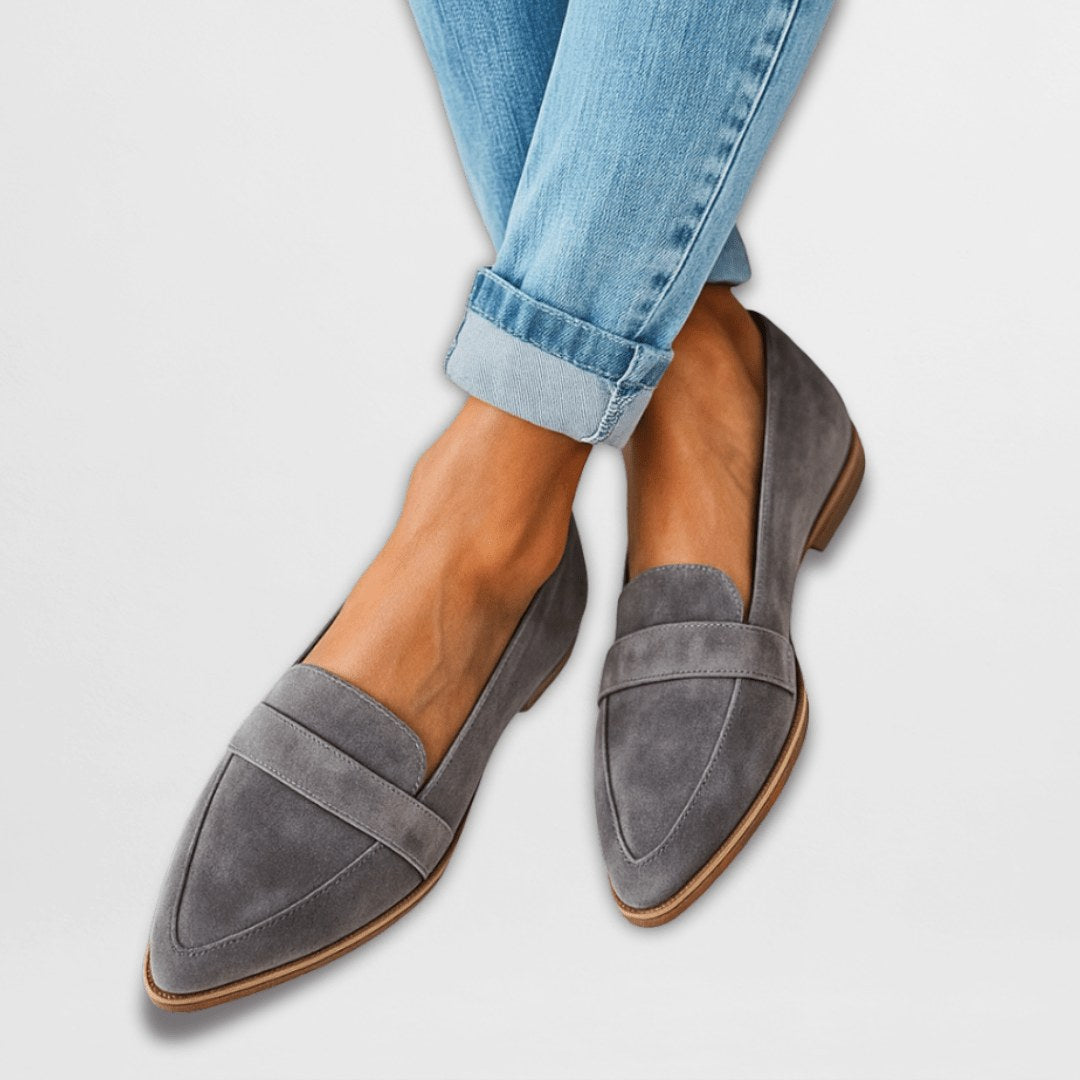 Sophie | Women's Suede Loafers, Cushioned Everyday Shoes | Animated Apparel