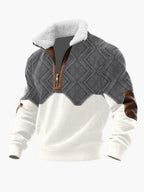 Spencer | Men's High-Neck Fleece Jumper, Warm Layering Jumper | Animated Apparel