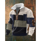 Spencer | Men's High-Neck Fleece Jumper, Warm Layering Jumper | Animated Apparel
