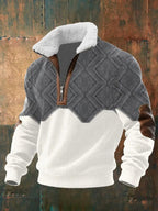 Spencer | Men's High-Neck Fleece Jumper, Warm Layering Jumper | Animated Apparel
