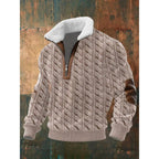 Spencer | Men's High-Neck Fleece Jumper, Warm Layering Jumper | Animated Apparel