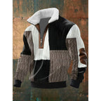 Spencer | Men's High-Neck Fleece Jumper, Warm Layering Jumper | Animated Apparel