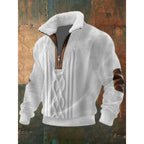 Spencer | Men's High-Neck Fleece Jumper, Warm Layering Jumper | Animated Apparel