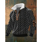 Spencer | Men's High-Neck Fleece Jumper, Warm Layering Jumper | Animated Apparel