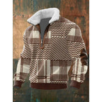 Spencer | Men's High-Neck Fleece Jumper, Warm Layering Jumper | Animated Apparel