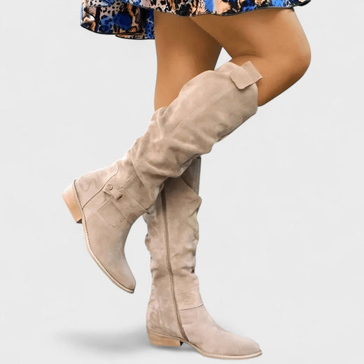 Starla | Women's Orthopedic Boots - Beige