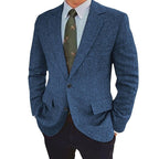 Charles | Men's Single-Breasted Blazer, Two-Button Retro Jacket | Animated Apparel
