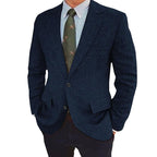 Charles | Men's Single-Breasted Blazer, Two-Button Retro Jacket | Animated Apparel