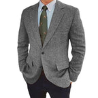 Charles | Men's Single-Breasted Blazer, Two-Button Retro Jacket | Animated Apparel