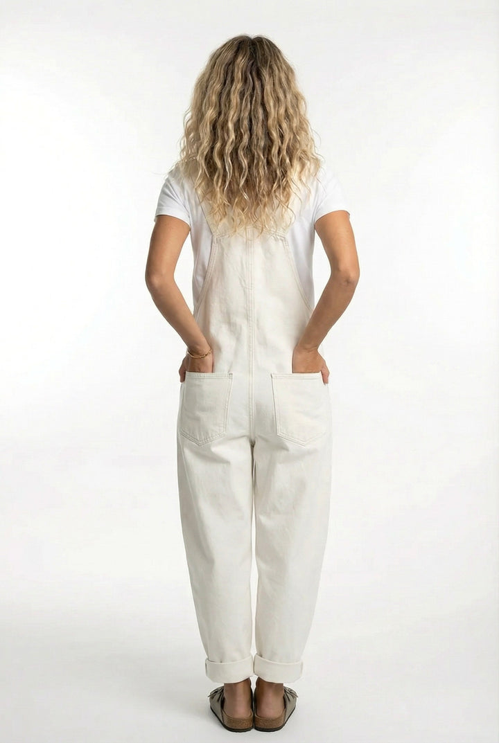 Stella | Women's Adjustable Buckle Denim Overalls - image 8