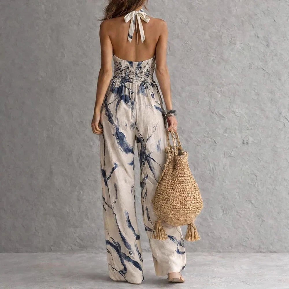 Stella | Women's Flowy Halter Maxi Dress - image 4