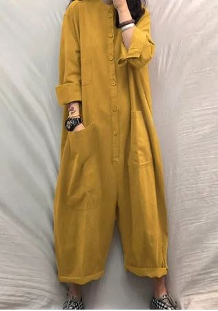 Stella | Women's Relaxed Winter Jumpsuit - Nero