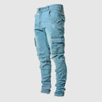 Stuart | Men's Ultra-Stretch Casual Jeans, Slim-Fit Denim Jeans | Animated Apparel