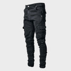 Stuart | Men's Ultra-Stretch Casual Jeans, Slim-Fit Denim Jeans | Animated Apparel