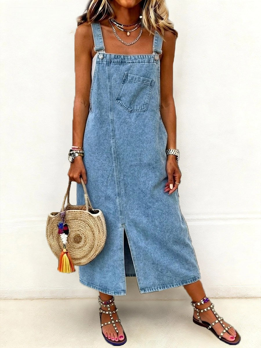 Susan | Women's Casual Denim Jumpsuit - image 1