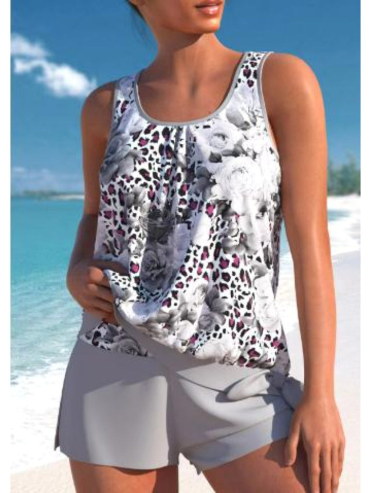 Teagan | Women's Tankini Shorts Swimsuit Set - image 7