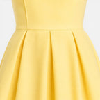Everly | Women's Pleated Midi Dress, Strapless Occasion Dress | Animated Apparel
