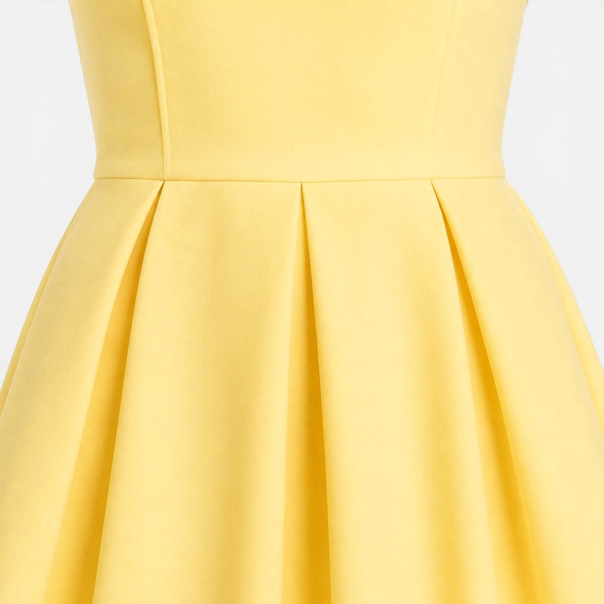 Everly | Women's Pleated Midi Dress, Strapless Occasion Dress | Animated Apparel