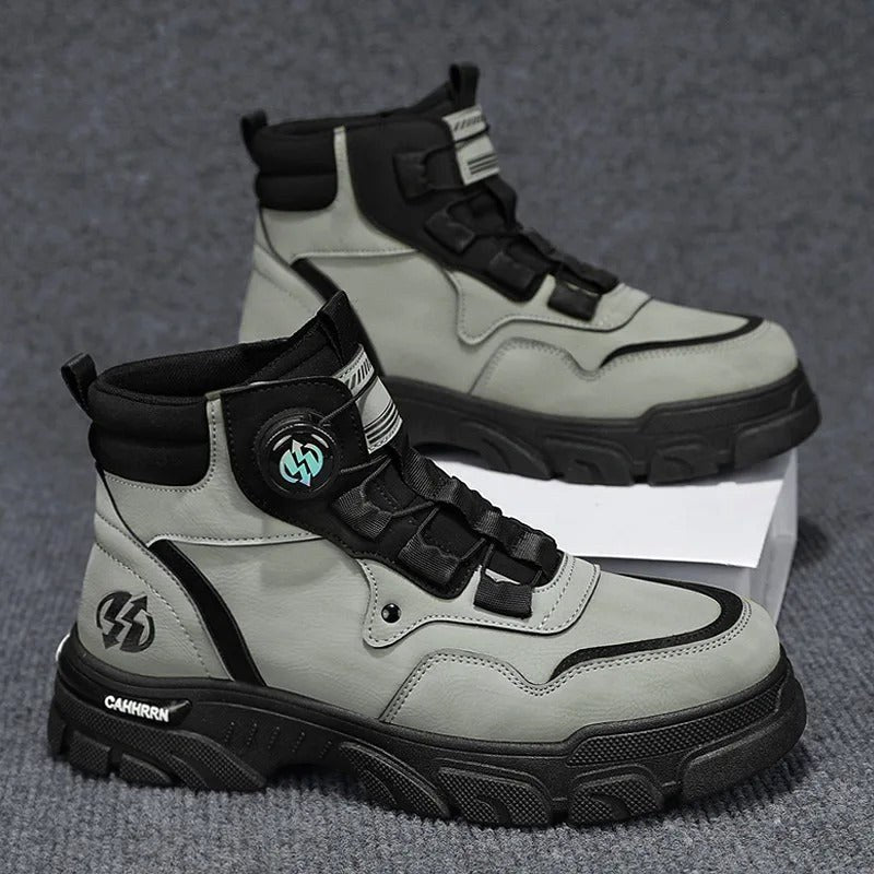 Thomas | Men's Work Boots with Dial Lock System, Heavy Duty Safety Boots | Animated Apparel
