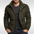 Trevor | Men's Insulated Winter Jacket, Practical Warmth Coat | Animated Apparel | Green