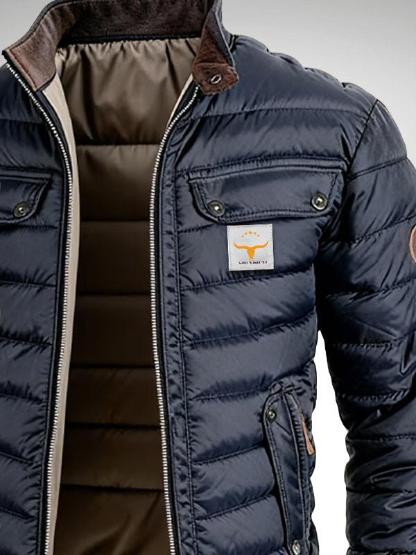 Trevor | Men's Quilted Jacket with Relaxed Fit, Lightweight Autumn Jacket | Animated Apparel