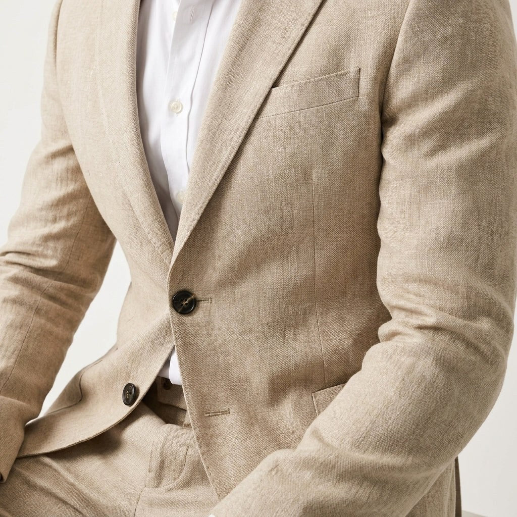 Walker | Men's Slim-Fit Suit, Tailored Two-Piece Suit | Animated Apparel