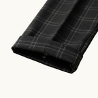Tristan | Men's Checked Slim Fit Trousers, Smart Casual Trousers | Animated Apparel