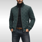 Tristan | Men's Quilted Jacket, Lightweight Autumn Coat | Animated Apparel | Turquoise