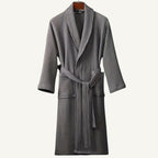 Tyler | Men's Cotton Waffle Lightweight Bathrobe, Spa Robe with Belt | Animated Apparel