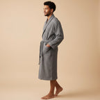 Tyler | Men's Cotton Waffle Lightweight Bathrobe, Spa Robe with Belt | Animated Apparel
