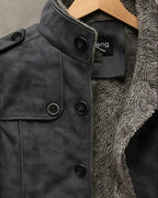 Tyler | Men's Fleece-Lined Coat, Warm Autumn Coat | Animated Apparel | Brown