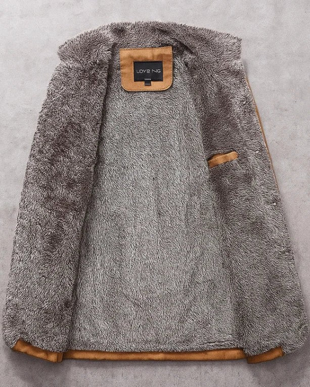 Tyler | Men's Fleece-Lined Coat, Warm Autumn Coat | Animated Apparel