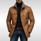Tyler | Men's Fleece-Lined Coat, Warm Autumn Coat | Animated Apparel
