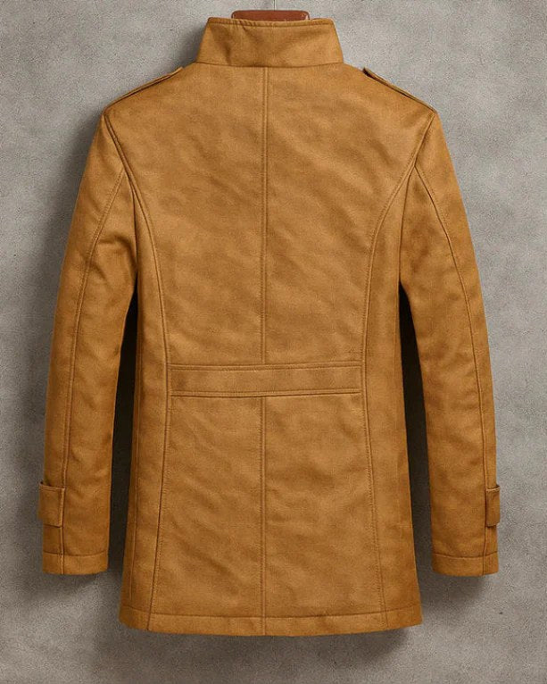 Tyler | Men's Fleece-Lined Coat, Warm Autumn Coat | Animated Apparel