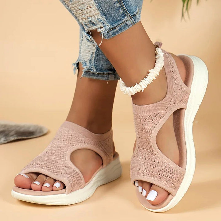 Valentina | Women's Open-Toe Orthopedic Sport Sandals - Pink