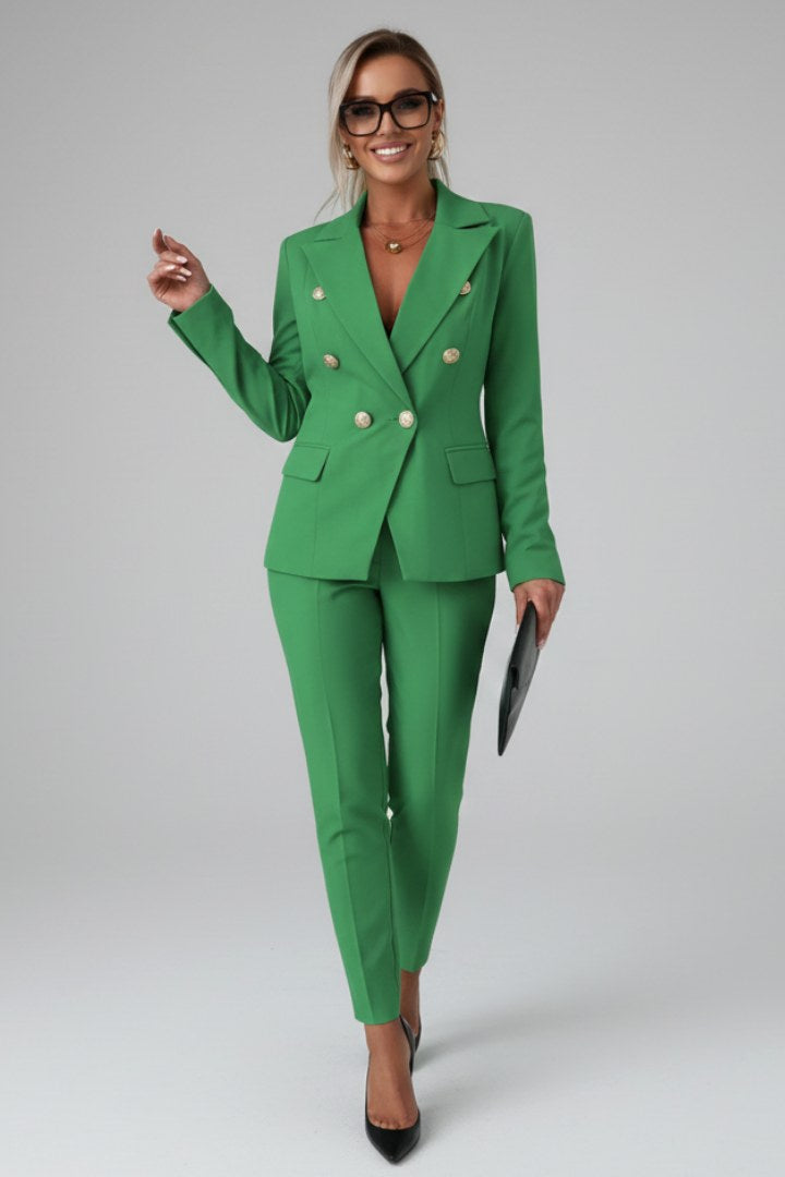 Valerie | Women's Tailored Blazer Suit, High-Waisted Trouser Suit | Animated Apparel