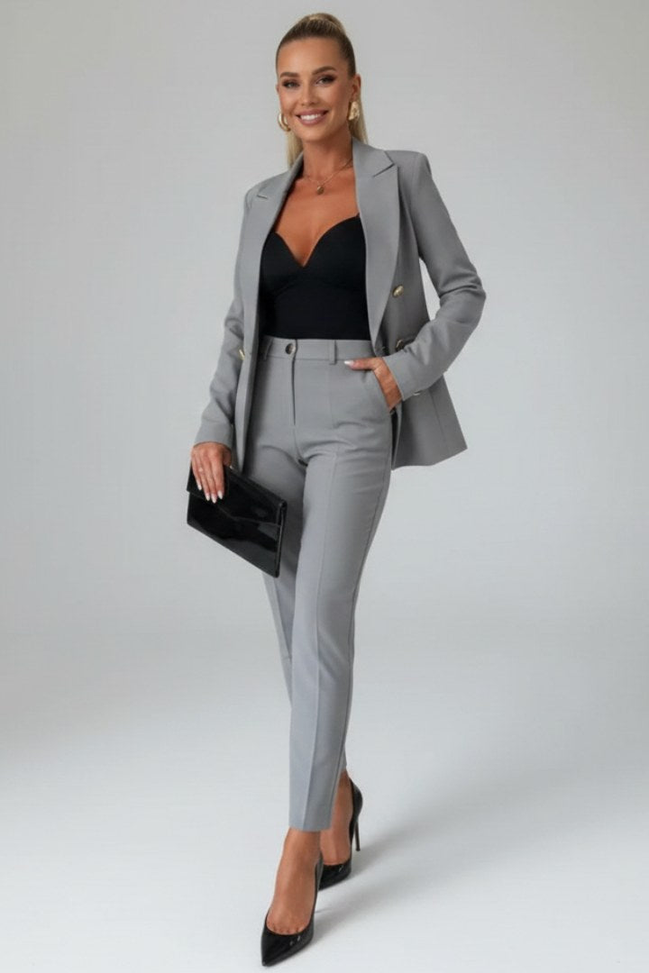 Valerie | Women's Tailored Blazer Suit, High-Waisted Trouser Suit | Animated Apparel