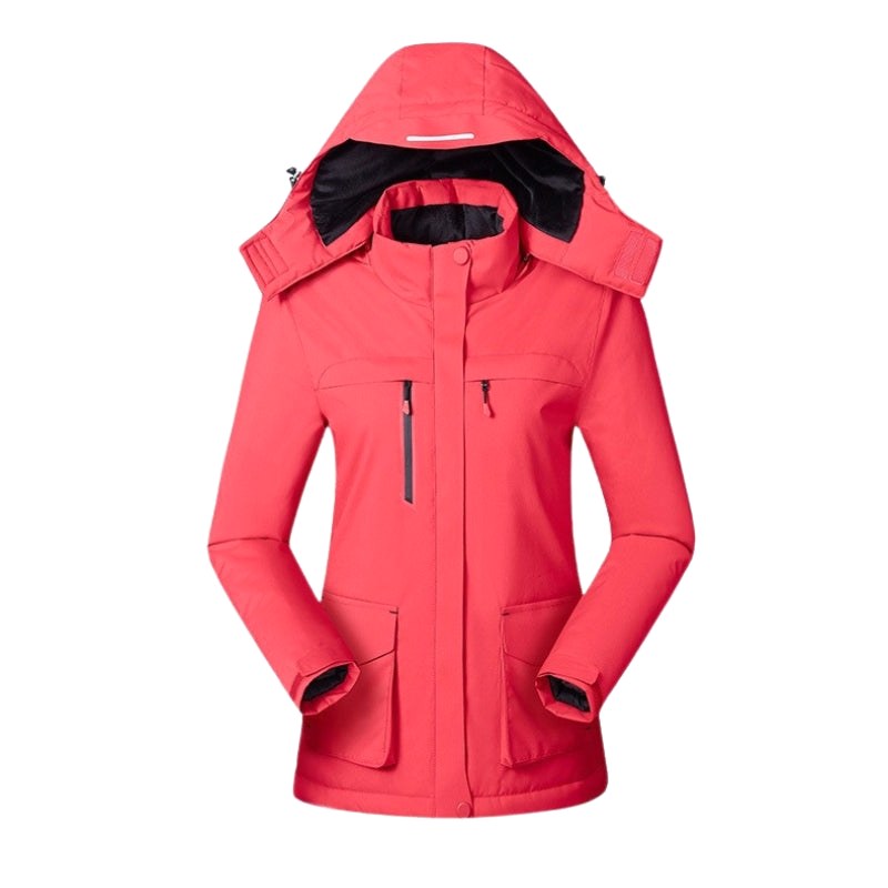 Victoire | Women's Hooded Heated Jacket with USB Power, Adjustable Temperature Jacket | Animated Apparel | Purple