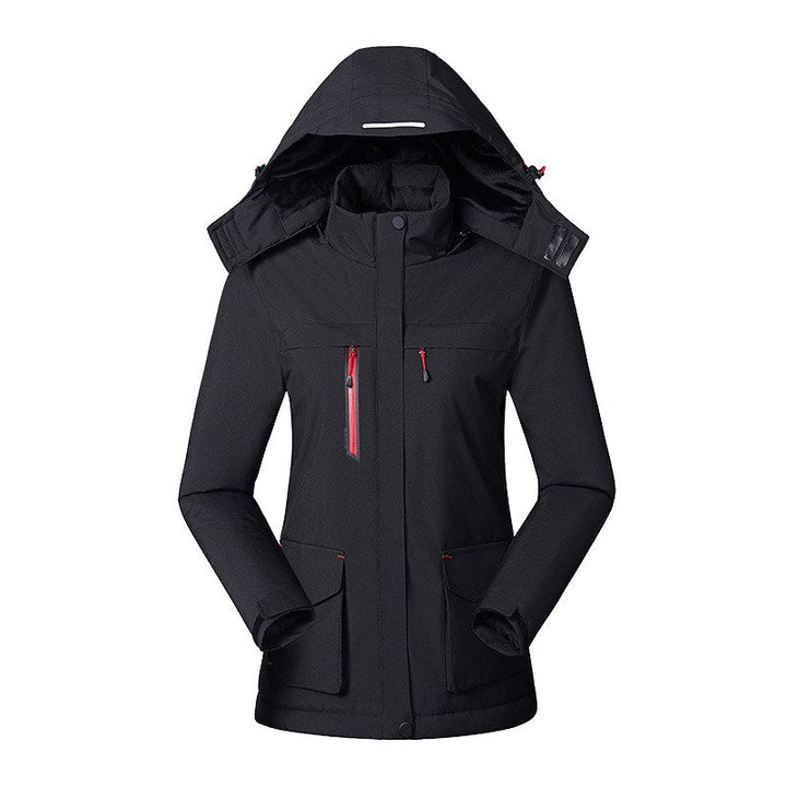 Victoire | Women's Hooded Heated Jacket with USB Power, Adjustable Temperature Jacket | Animated Apparel