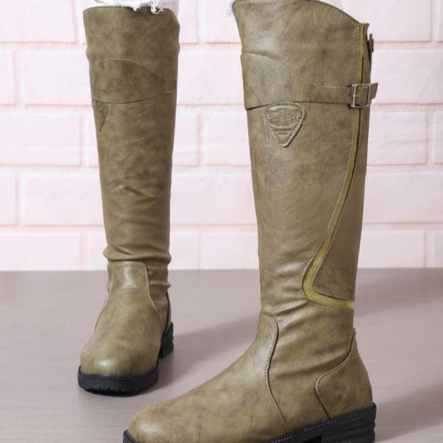 Violet | Women's Waterproof Boots, Practical Everyday Boots | Animated Apparel | Green