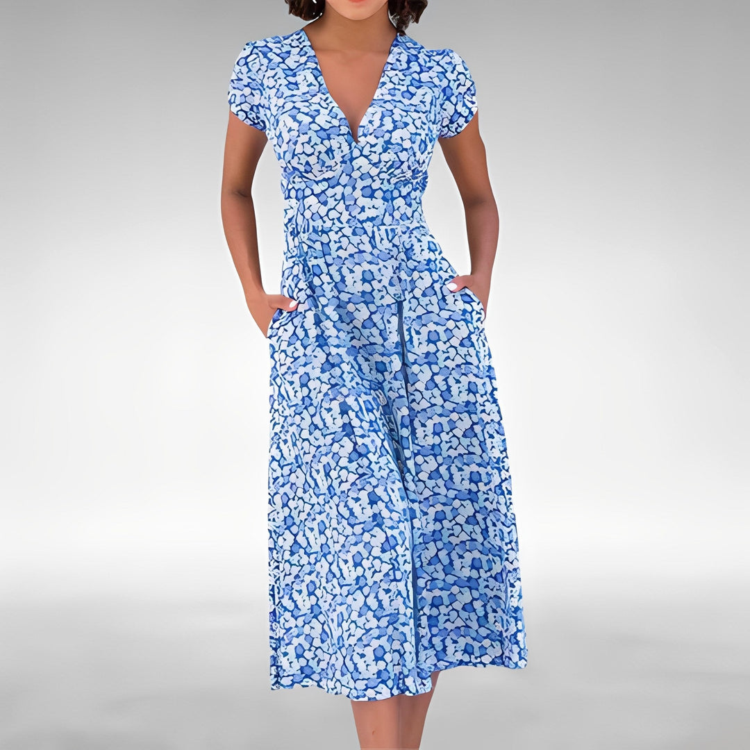 Vivienne | Women's Lightweight Boho Printed Dress - image 1