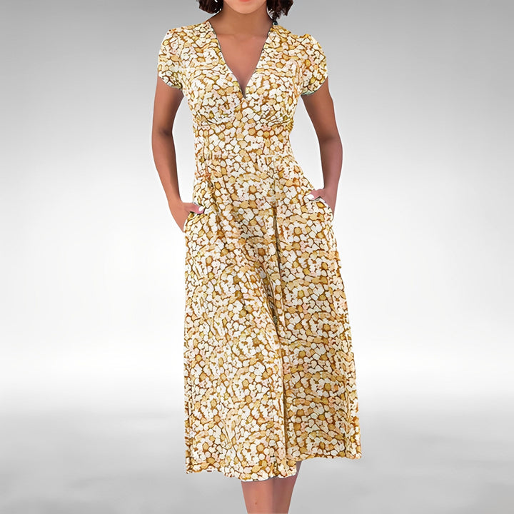 Vivienne | Women's Lightweight Boho Printed Dress - image 2