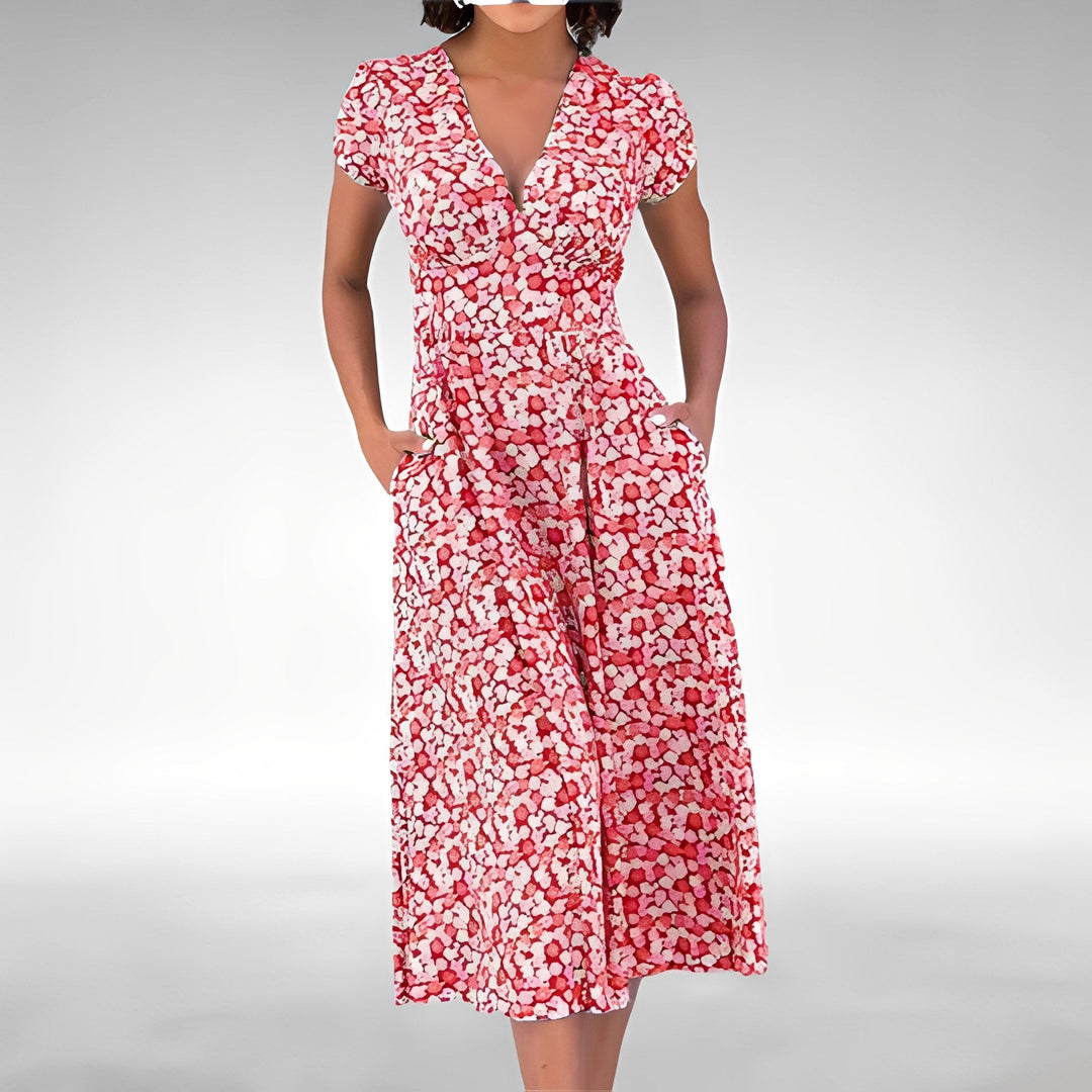 Vivienne | Women's Lightweight Boho Printed Dress - image 3