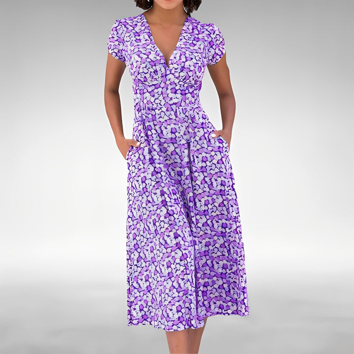 Vivienne | Women's Lightweight Boho Printed Dress - image 4
